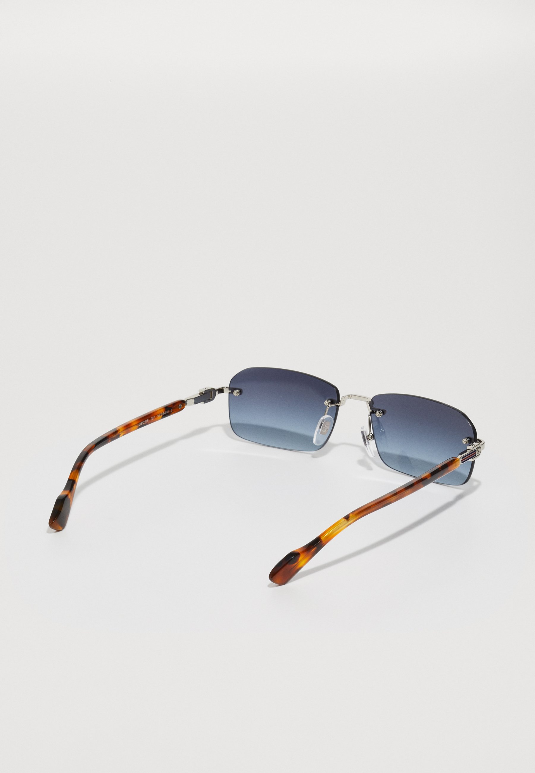 Gucci UNISSEX - Óculos de Sol - Prata/Azul Havana
