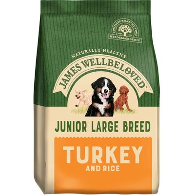 James Wellbeloved Junior Large Breed - Turkey & Rice