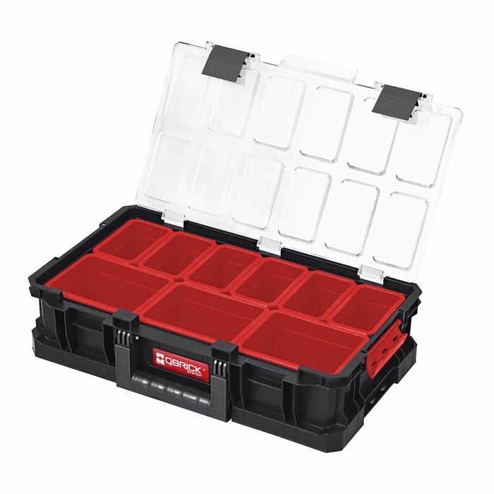 Gereedschapskist op wielen - QBRICK - Z251248PG003 - Zwart - Polypropyleen - PP wielen & metalen as