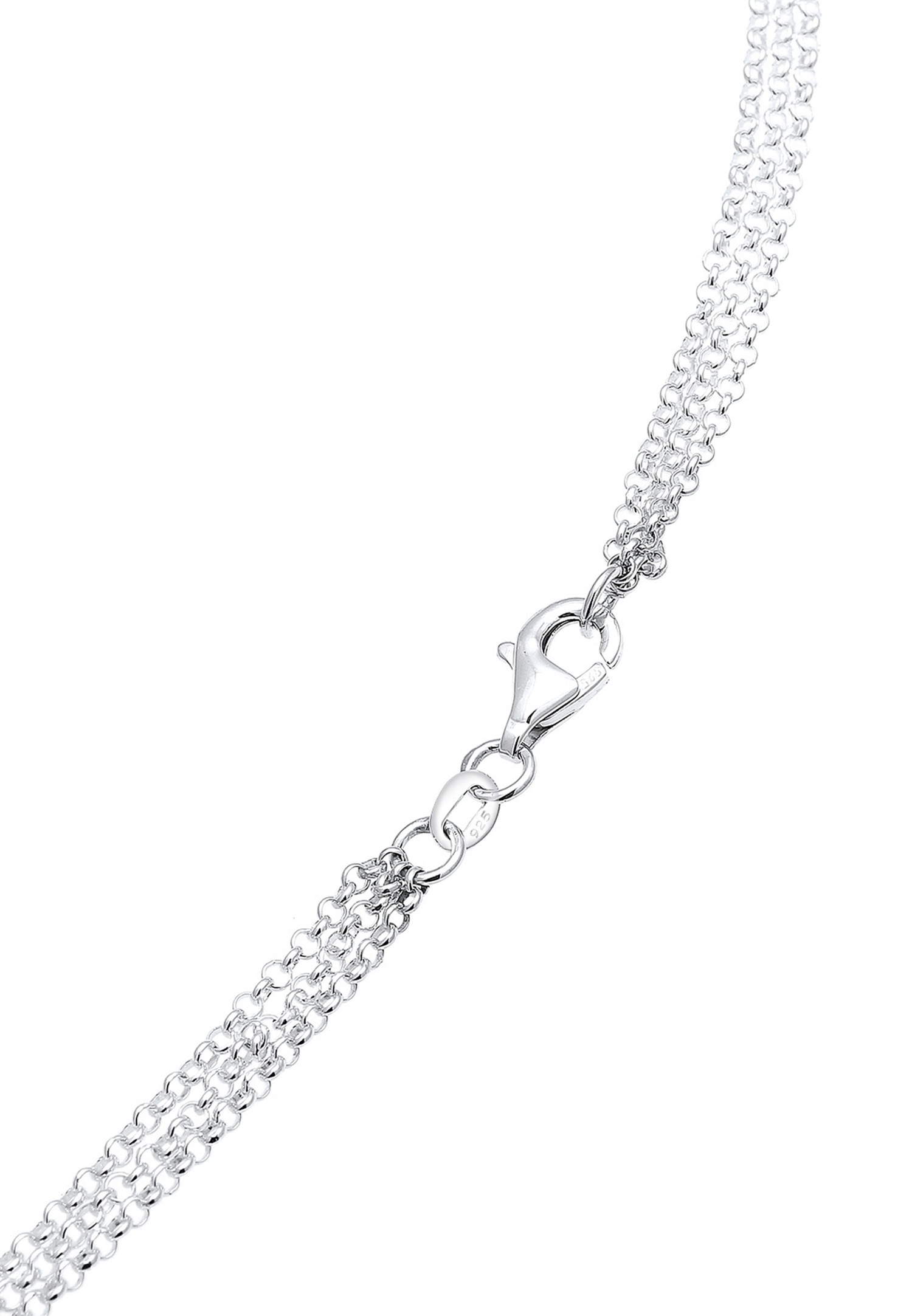 Elli Femme Triangle Géo Trois Couches - (925/1000) Argent
