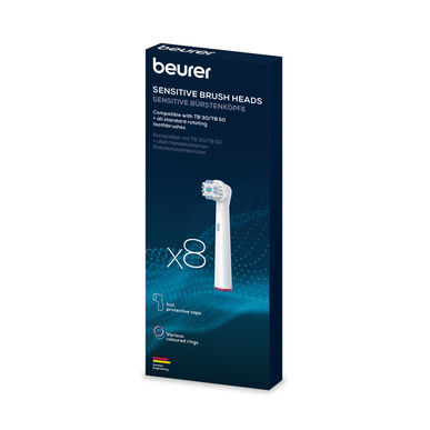 Beurer Sensitive Brush Heads 10139 Electric Toothbrush Heads 8 pcs 8 pcs