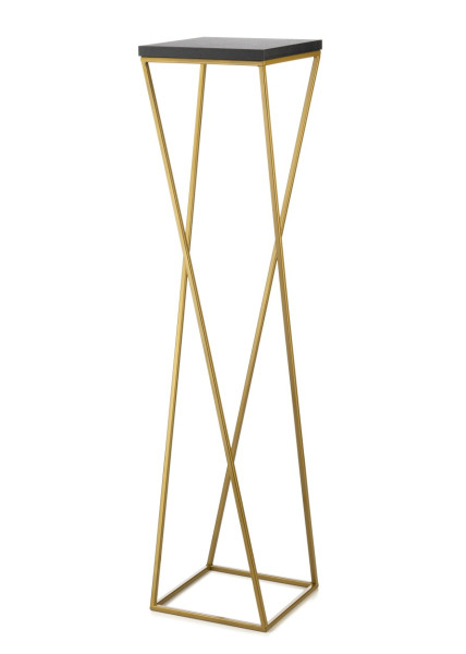 Kwietnik stojak 100 cm złoty metal