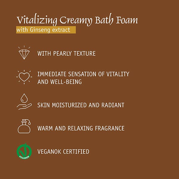 Vitaliserende cremet badeskum | 380 ml