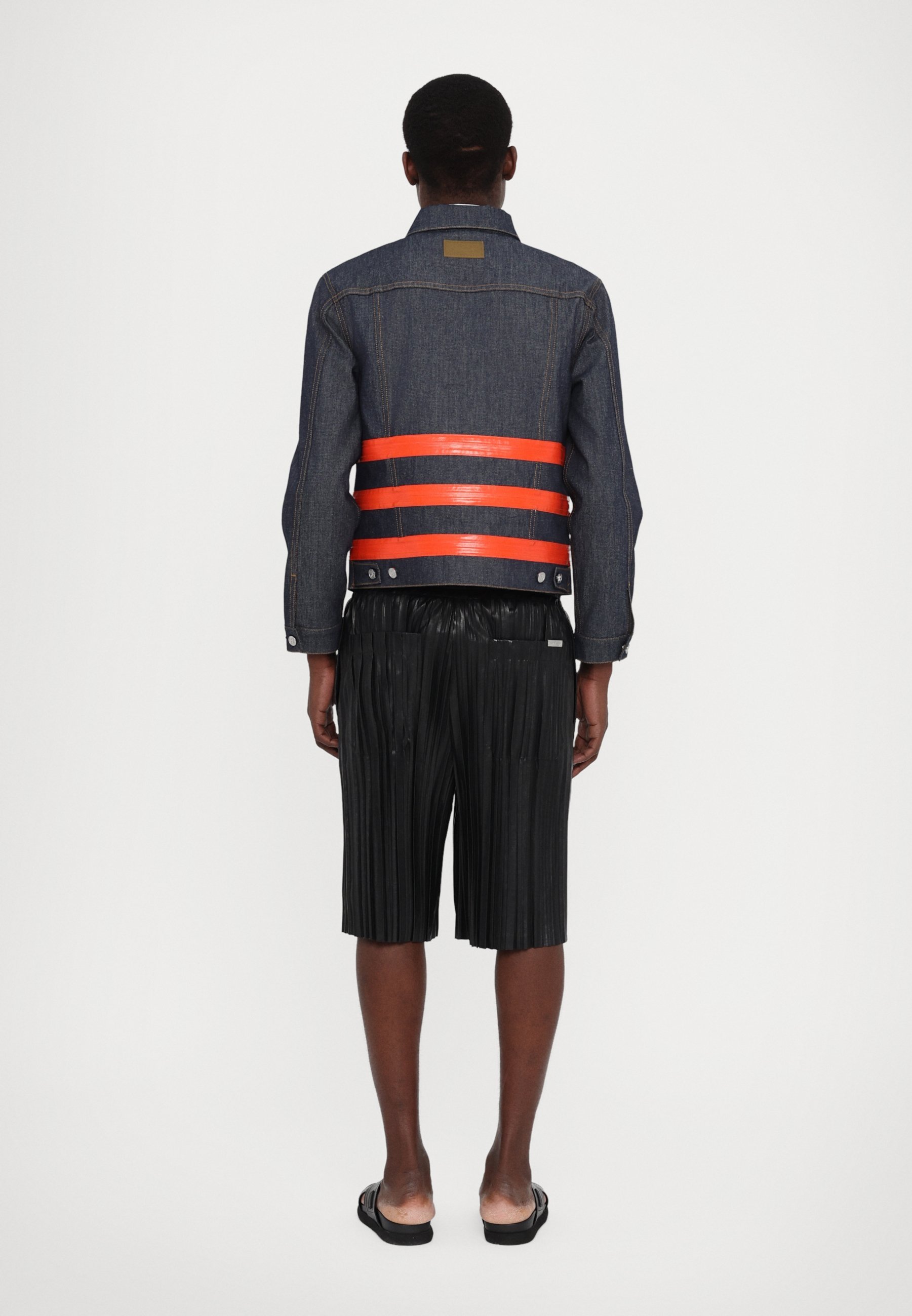 Helmut Lang ZIP TRUCKER - Denimjack - onbewerkt indigo