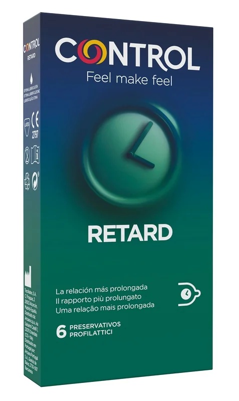 CONTROL Control Retard 6 preservativos con efecto retardante