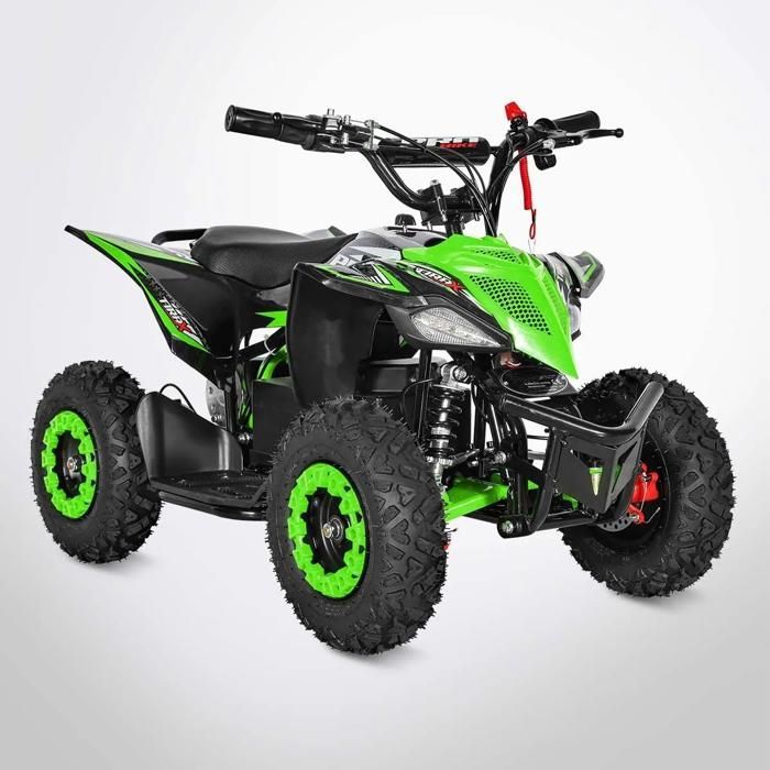 Quad de bolsillo TIRAX de 800 W - Mini quad eléctrico de 800 W para niños - Verde