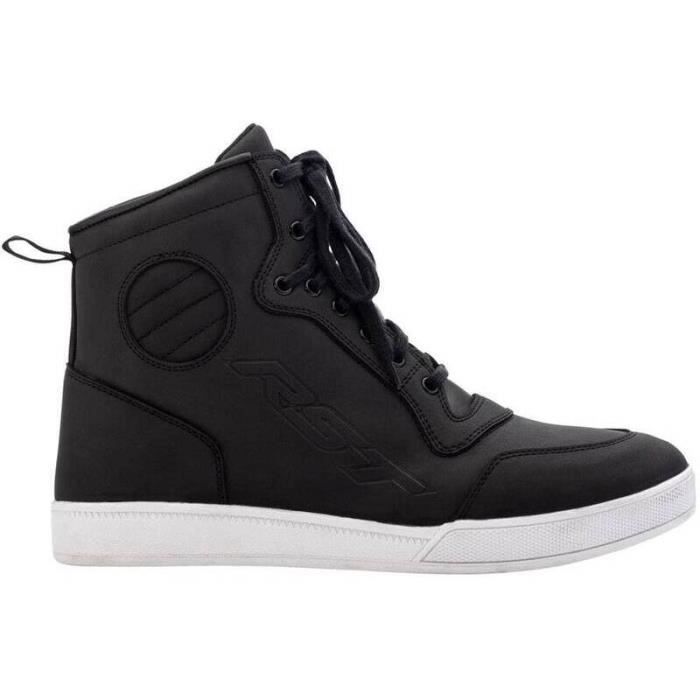 Bottes moto waterproof RST Hitop - noir/blanc - 46