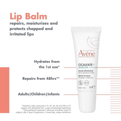 Avène Cicalfate Repair -huulivoide korjaa ja suojaa rohtuneita huulia 24 tuntia 10ml 10ml