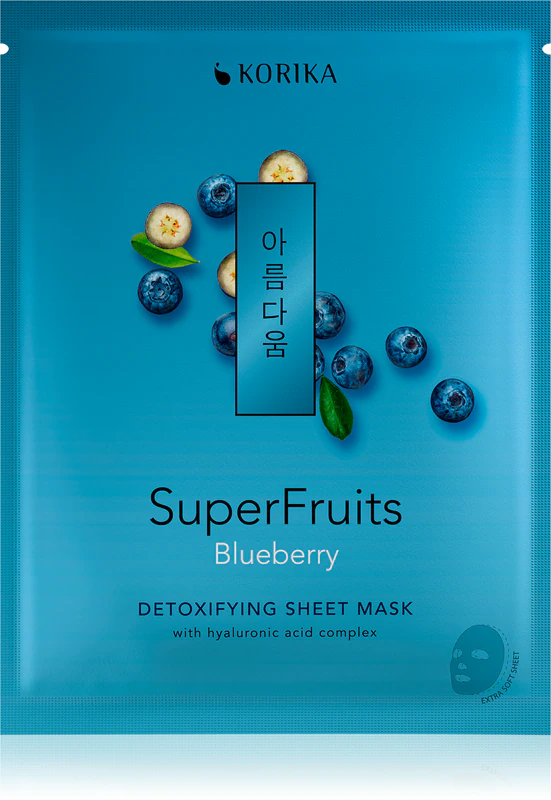 KORIKA SuperFruits Mirtilo - Máscara Facial Detoxificante