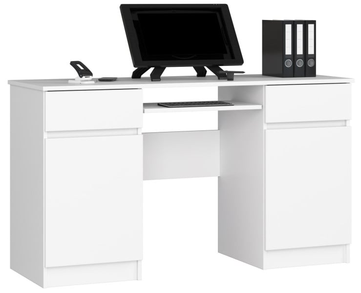 Biurko Clp A5 2d 2sz Białe