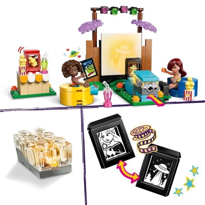 LEGO Friends 42642 Movie Night with Friends - Building Set for Ages 6+