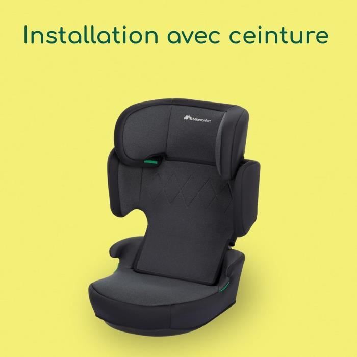 Seggiolino auto BEBECONFORT ROAD SAFE, compatibile con i-Size, gruppo 2/3, rialzo, da 3,5 a 10/12 anni, 100-150 cm, 15-36 kg, NERO TINTEGGIATO