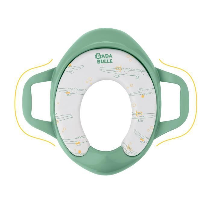 Badabulle Comfort Toilet Seat Reducer with Handles, Non-Slip and Universal