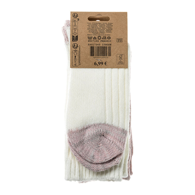 Chaussettes et collants Femme Rose