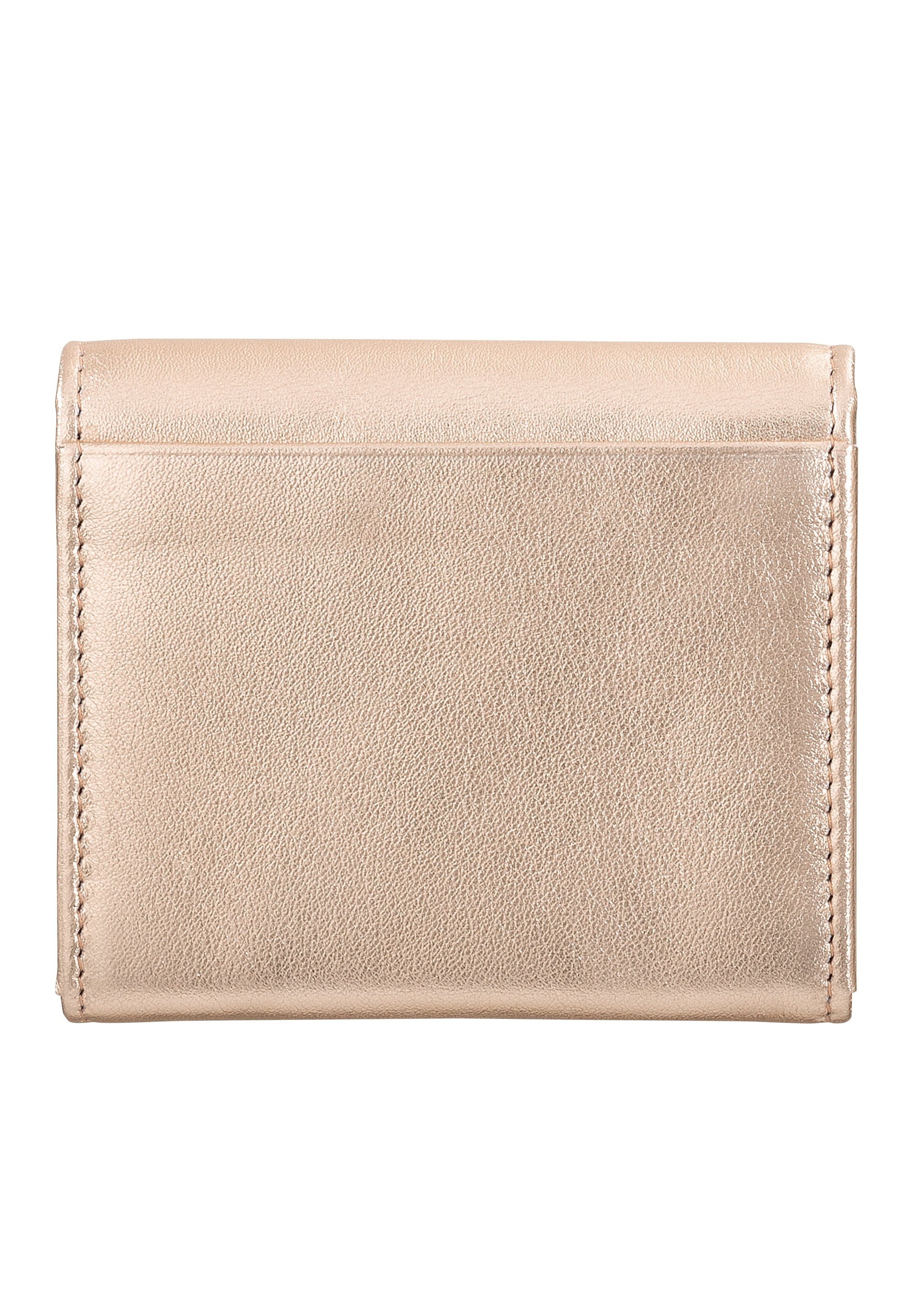 DUDU MINI IN VERA CON ZIP CHIUSURA A BOTTONE COMPATTO - Portemonnee - ballerina
