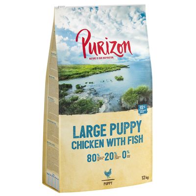 Purizon Puppy Large Breed Dog – Spannmålsfri kyckling och fisk
