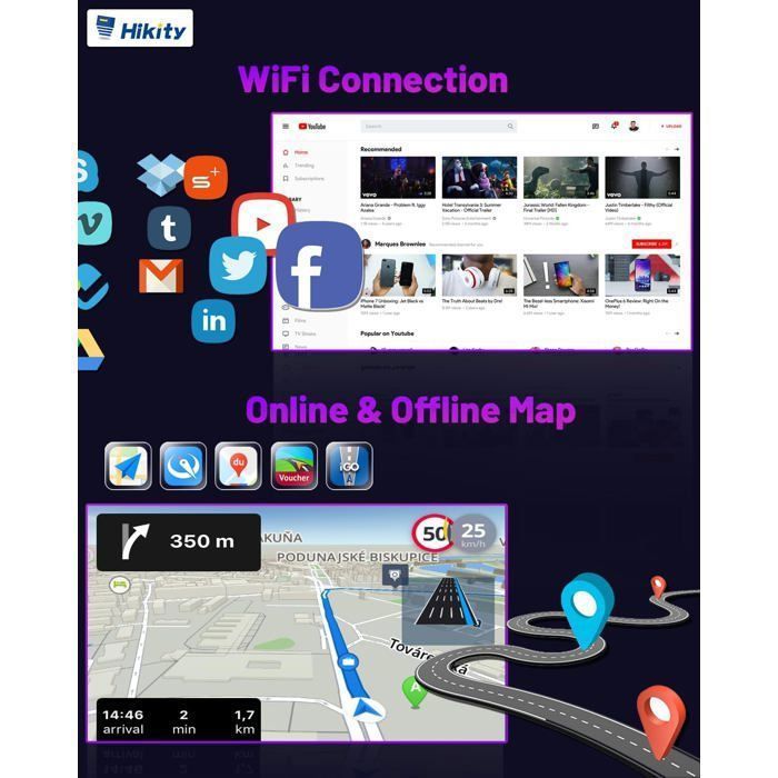 Radio para coche Android de 9