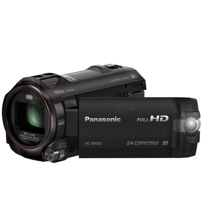 Videocamera PANASONIC HC-W850 nera Full HD con Wi-Fi