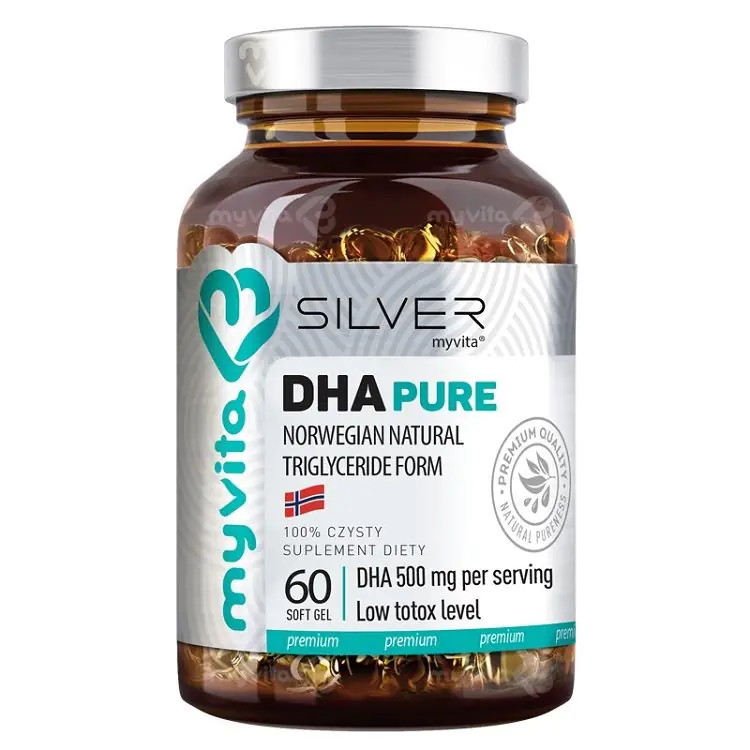 MyVita DHA Pure Silver Pure 100% 60 Kapsułek
