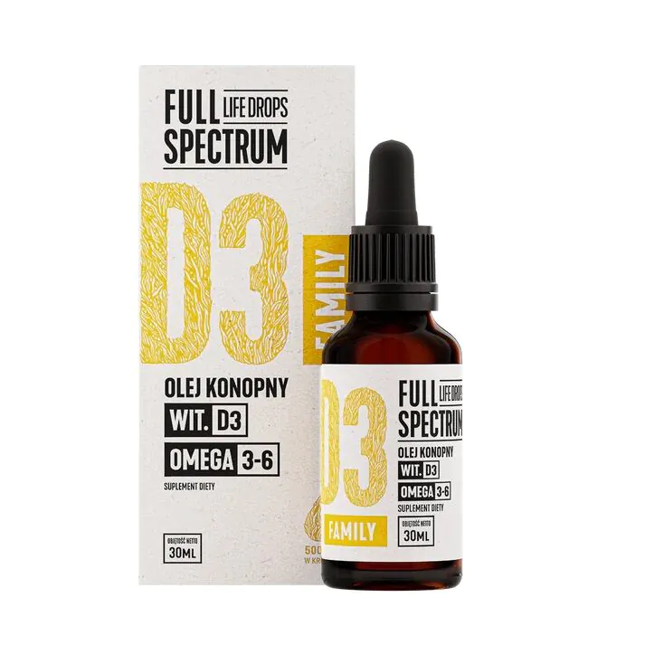 Full Spectrum Witamina D3 Family Płyn
