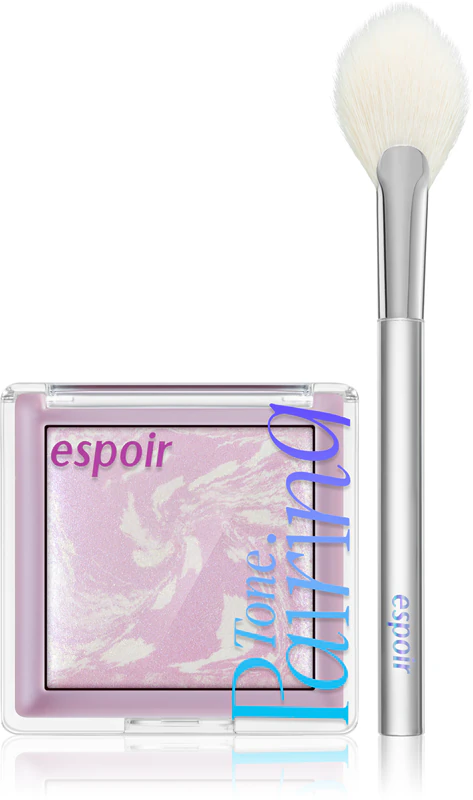 Iluminador Espoir Tone Pairing para rosto e área dos olhos com pincel