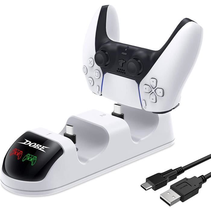 Charger compatible with PS5 controller, USB Fast Charging with LED Indicator compatible with Sony Playstation 5