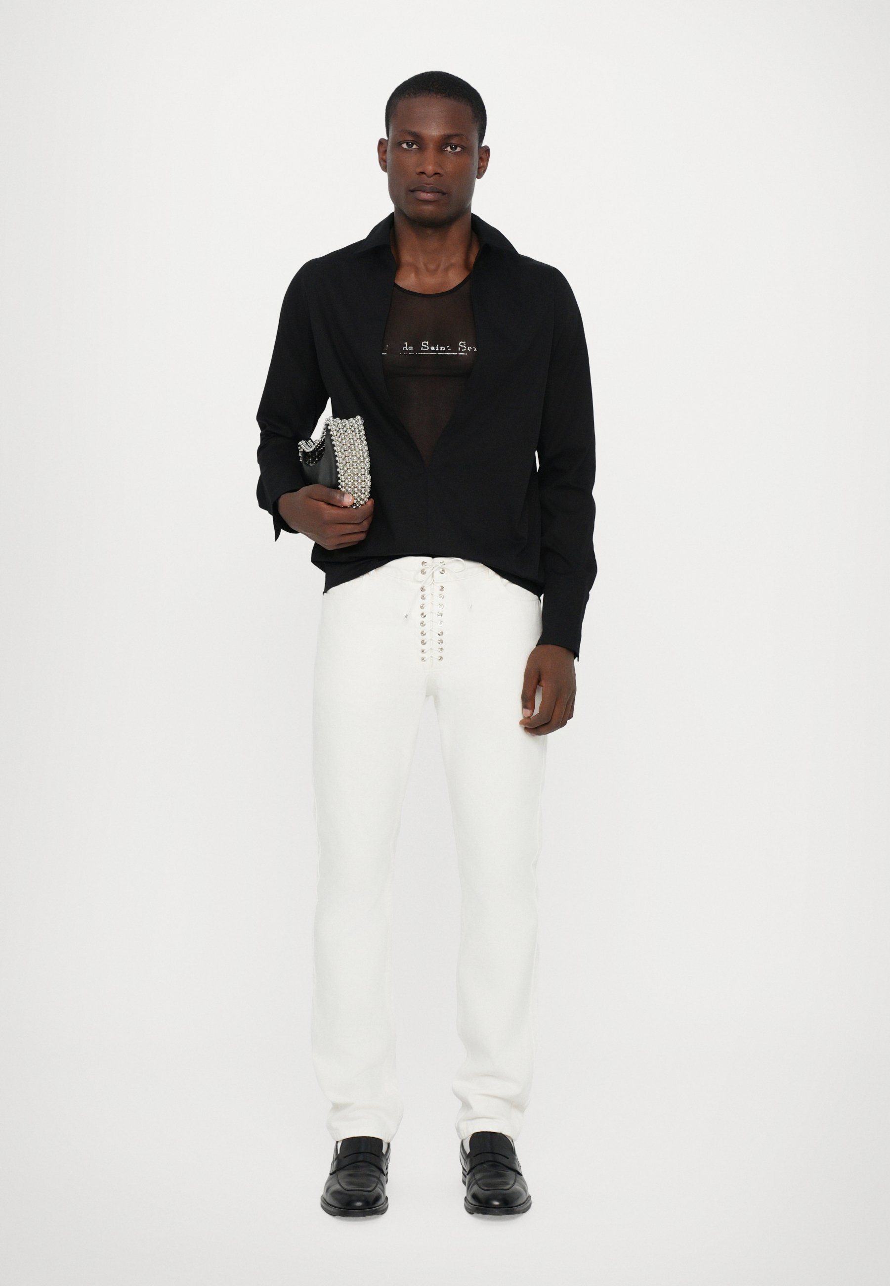 Ludovic de Saint Sernin ALAN SHIRT UNISEX - Overhemd - zwart