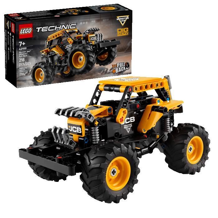 LEGO TECHNIQUE 42199 Monster Jam™ Pull-Back DIGatron™ Gifts Toys Collectibles 7+