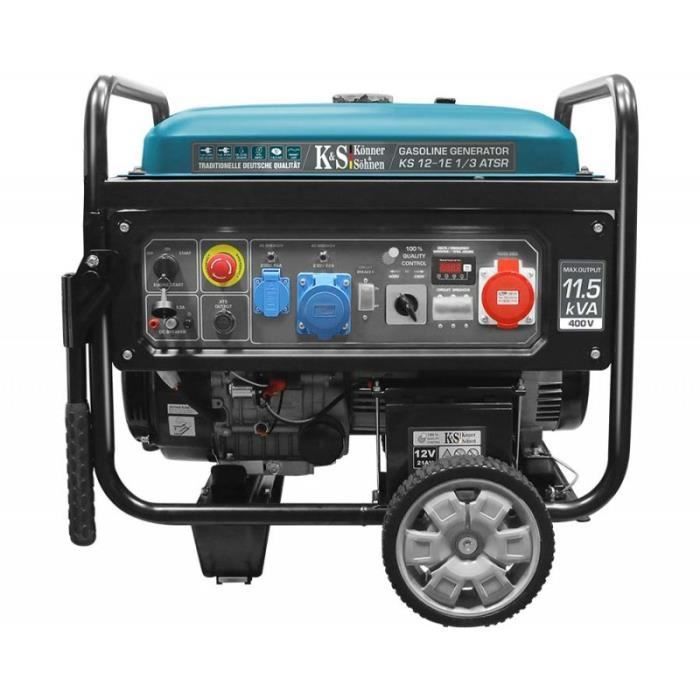 Generator – Konner & Söhne – KS12-1E 1/3 ATSR – 11,5 kVA – einphasig – Benzin