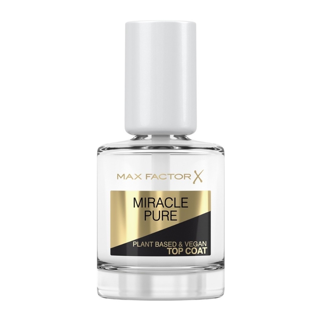 Max Factor Top Coat Miracle Pure veganski lak za nokte - 12ml
