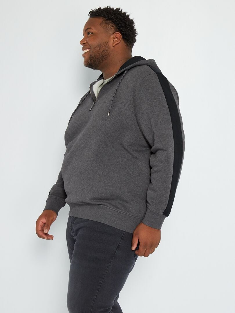 Sudadera con capucha de felpa - GRIS