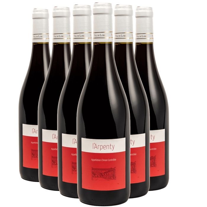 Domaine de l'Arpenty Chinon 2021 - Vin Rouge du Val de Loire (6x75cl) BIO