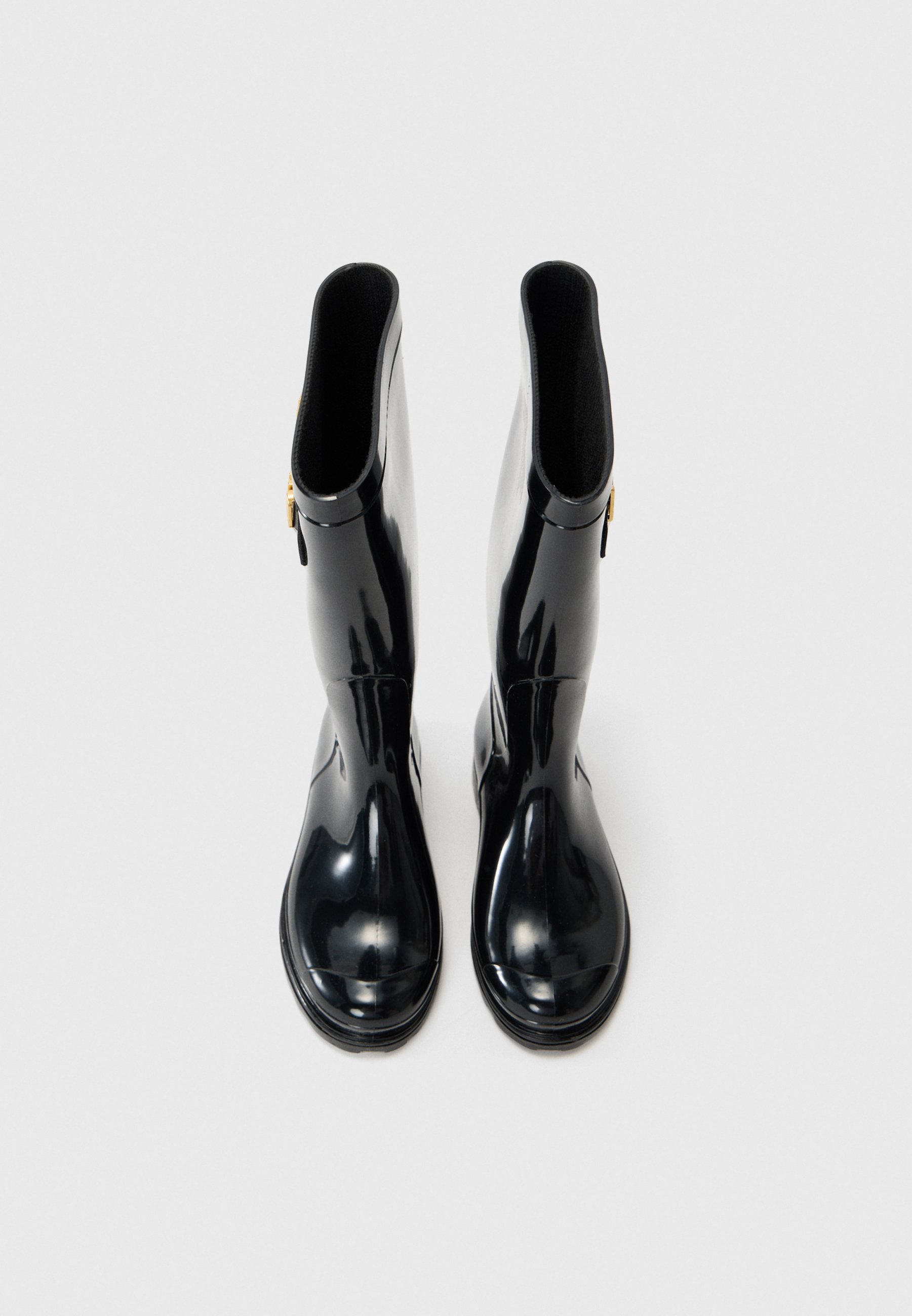 MOSCHINO UNISEX - Kummikud - mustad/kuldsed