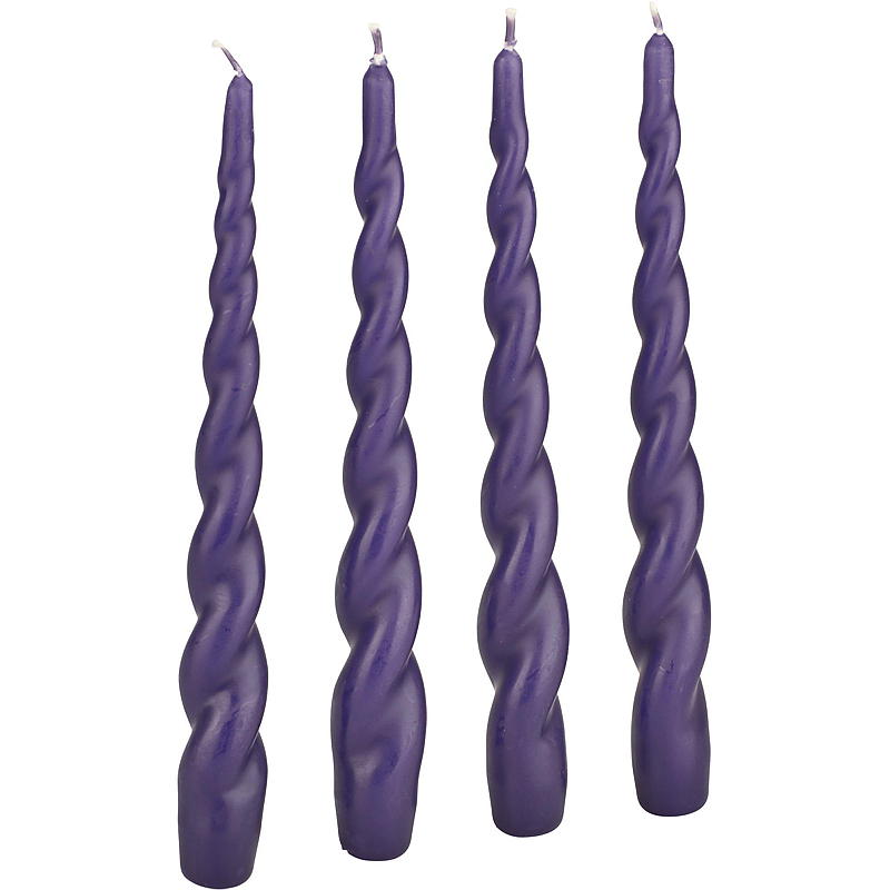 Vie Selected Spiralljus 4-pack 24 cm lila