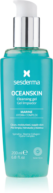 Gel de limpeza Sesderma Oceanskin com extratos de algas marinhas