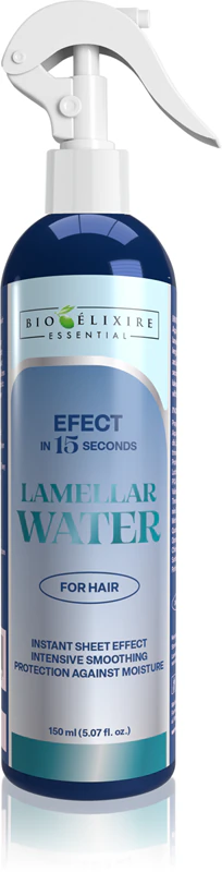 Água Lamelar Bioélixire: água lamelar para cabelos brilhantes e macios.