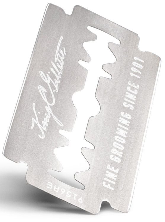 Žiletky Gillette King C. Double Edge Nabíjačky a náhradné náplne