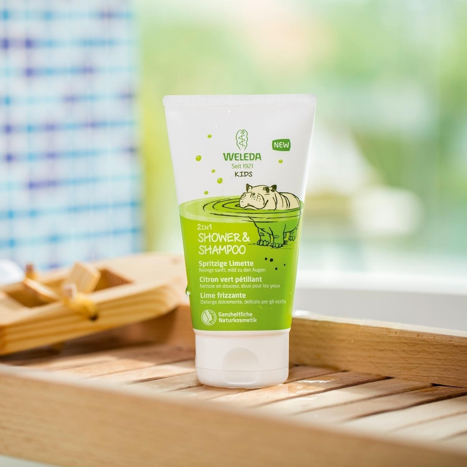 Weleda 2in1 Shower & Shampoo Menthe Fraîche - 150 ml