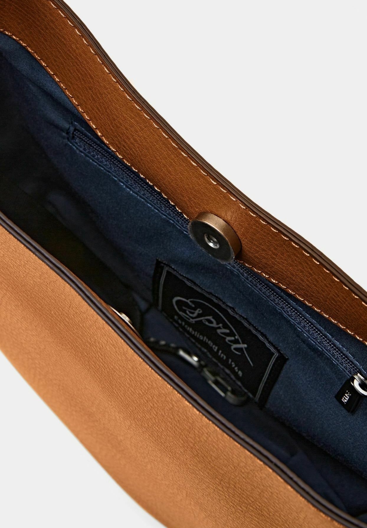 Bolsa transversal Esprit - cor camelo