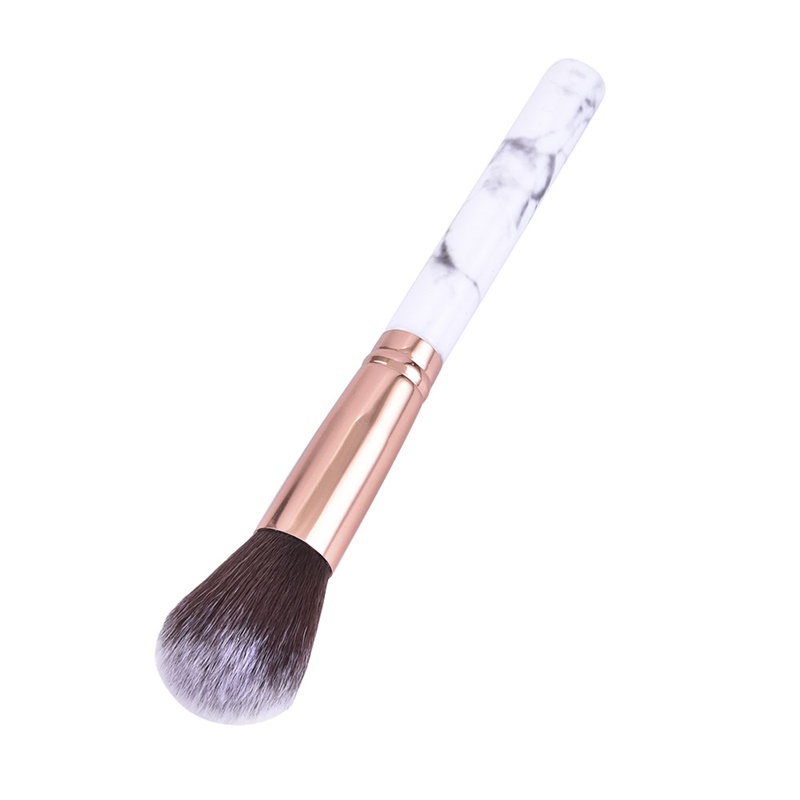 Fondotinta liquido effetto marmo, fard, cipria in polvere, pennello illuminante, pennello per il trucco del viso, correttore cosmetico, strumenti di bellezza professionali