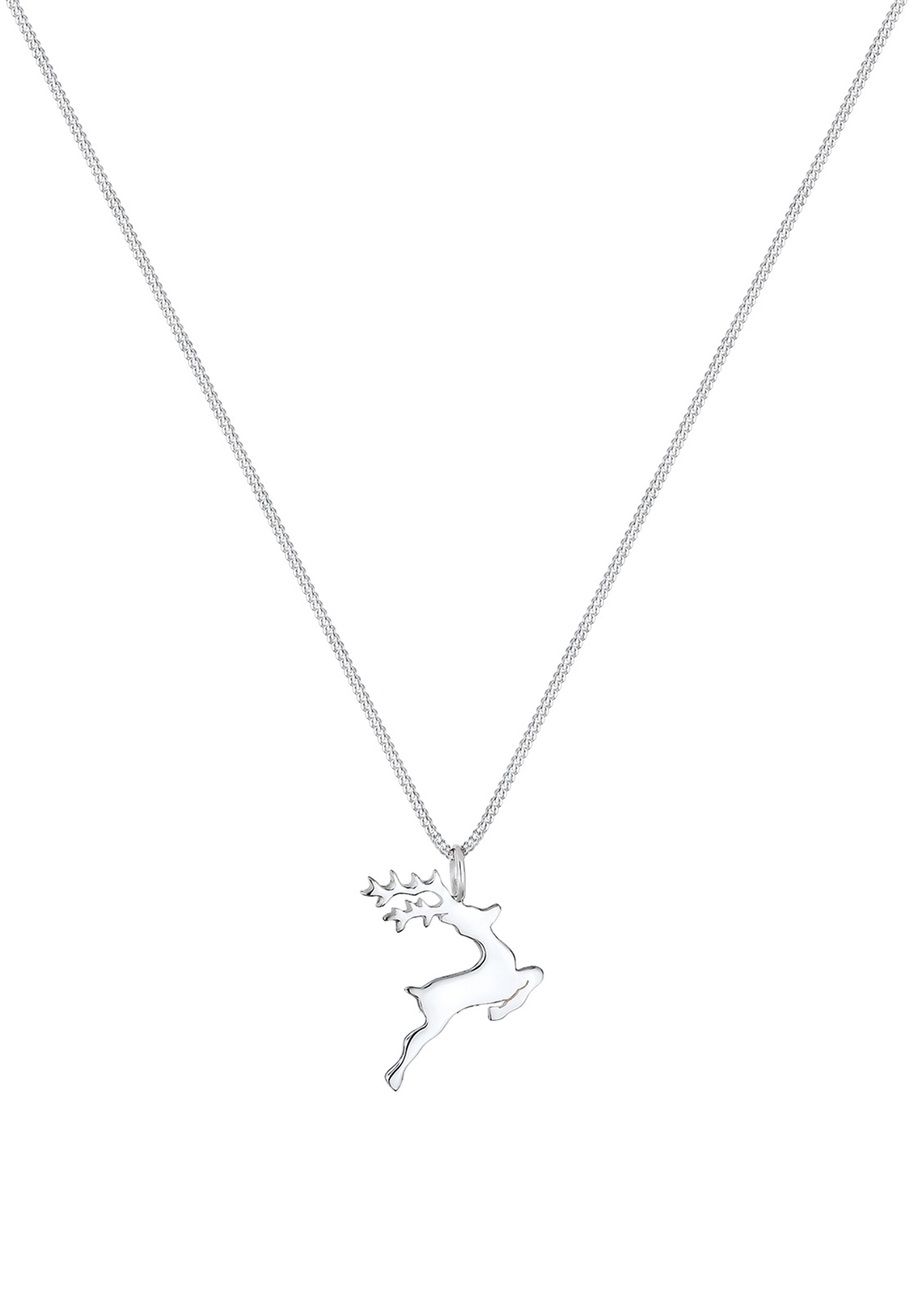 Elli Femme Pendentif de Renne en Argent Sterling 925