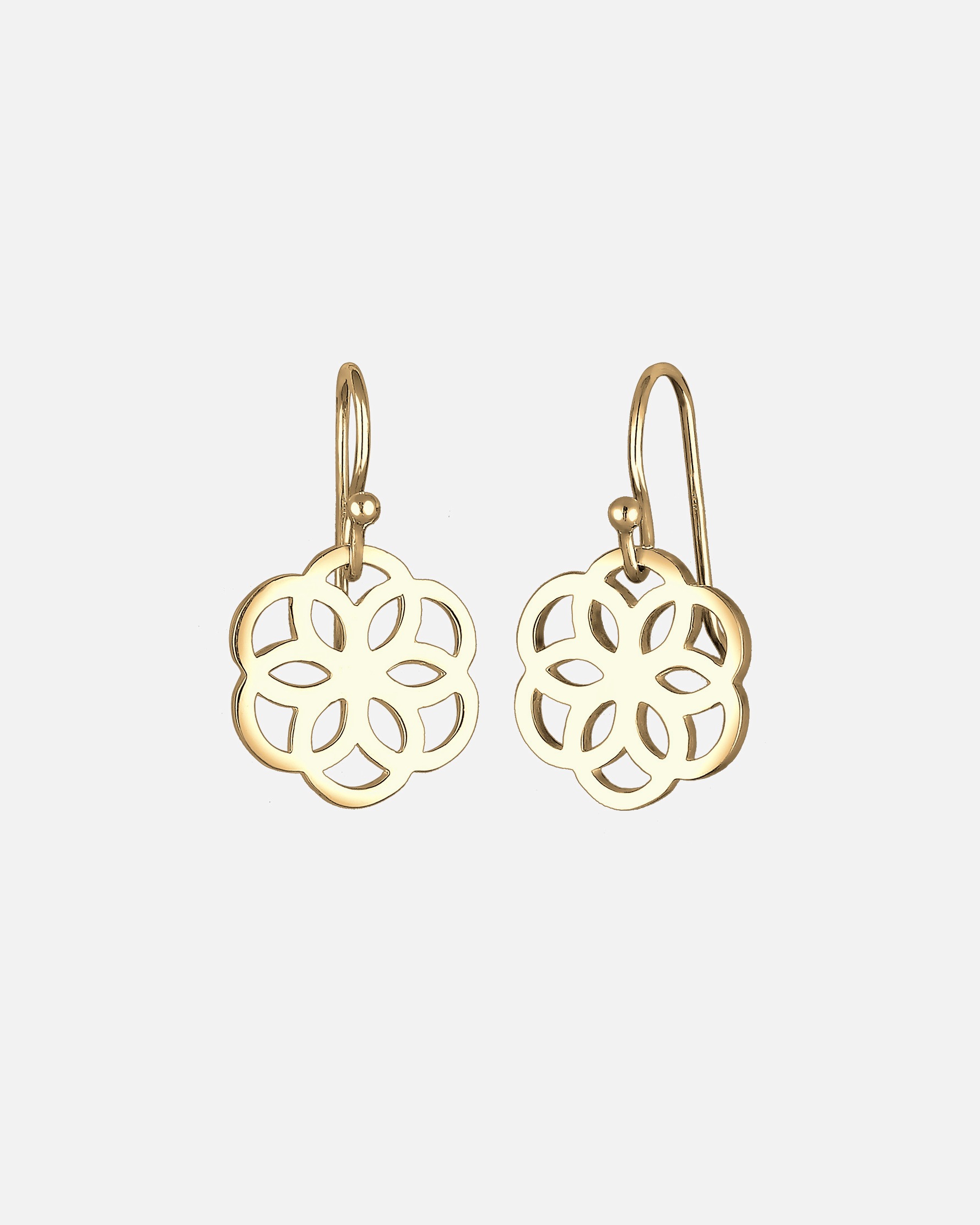 Elli Femme Ornement Floral Découpé en Argent Sterling 925