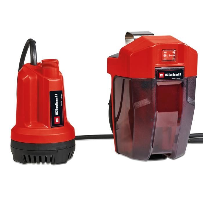 Bomba sumergible inalámbrica para agua clara Einhell GE-SP 18 Li-Solo PXC (18 V) - Batería y cargador no incluidos