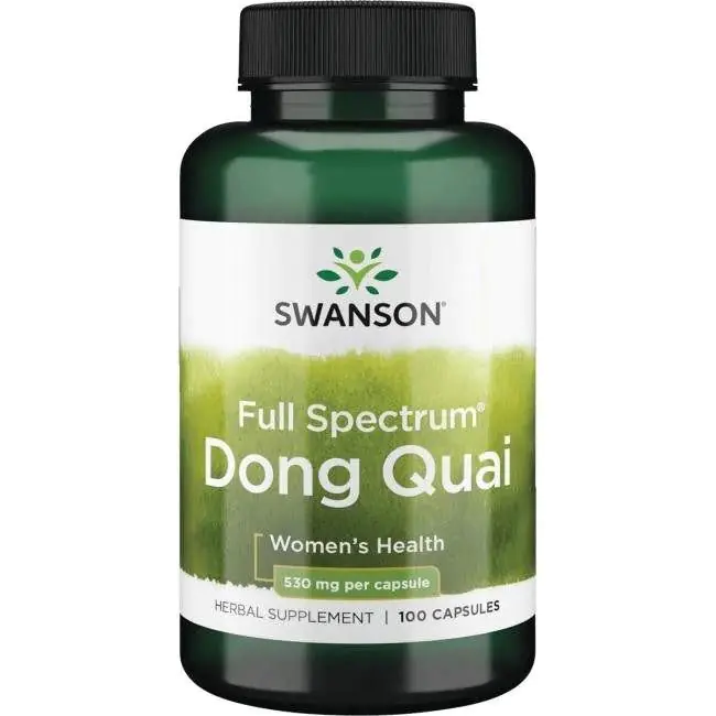 Swanson Dong Quai Preparat wspierające zdrowie hormonalne Kapsułki