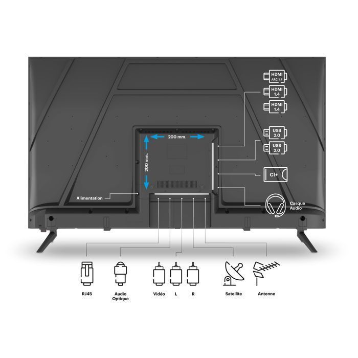 RADIOLA - RA55A2 - 4K UHD LED TV 55