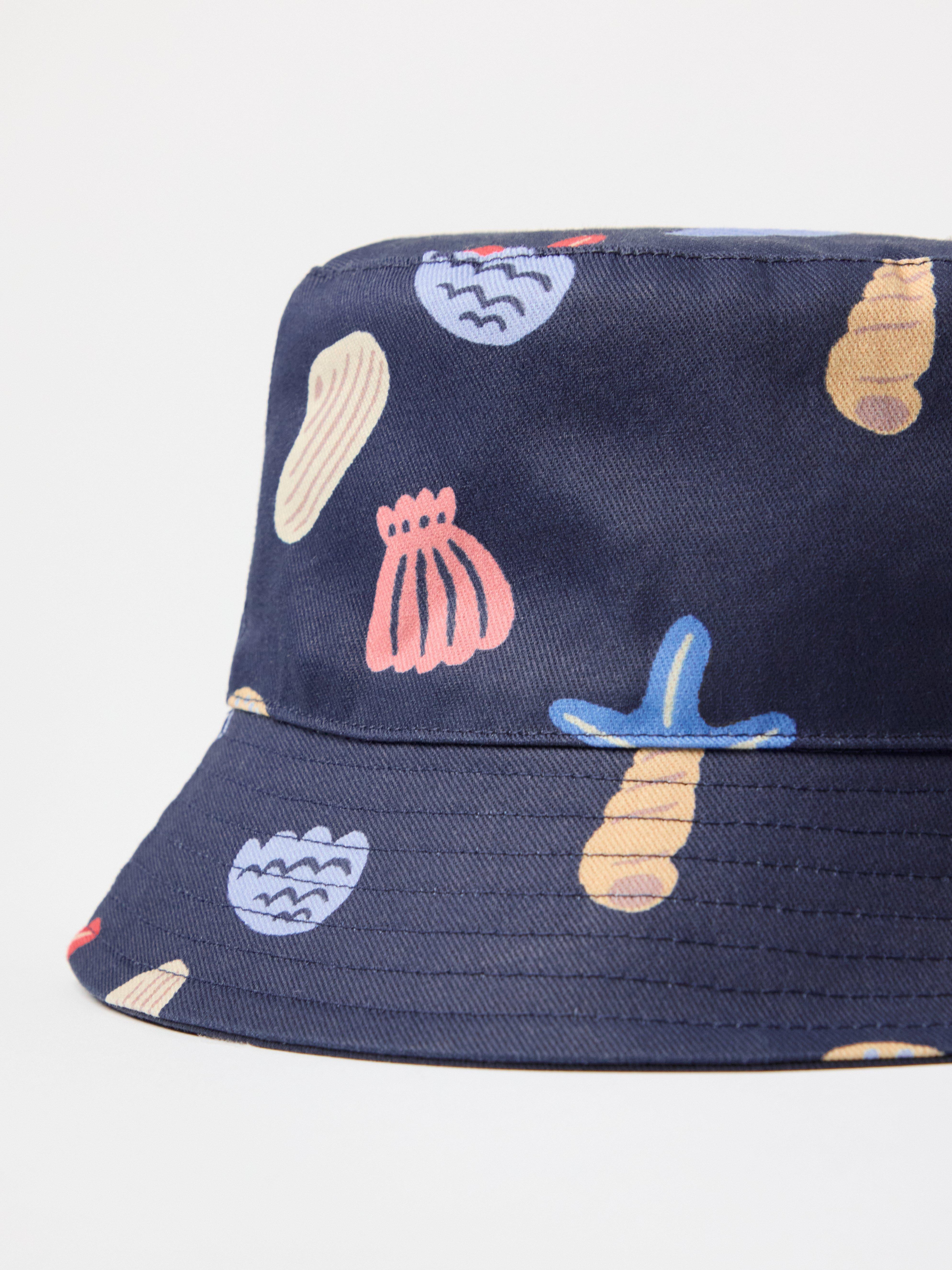 Sombrero de pescador azul oscuro