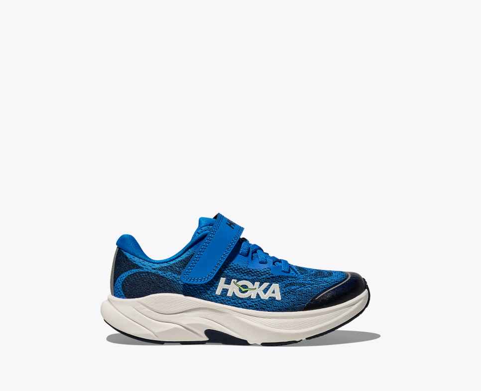 HOKA Rincon 4 Elektrisch Kobalt / Varsity Marineblauw