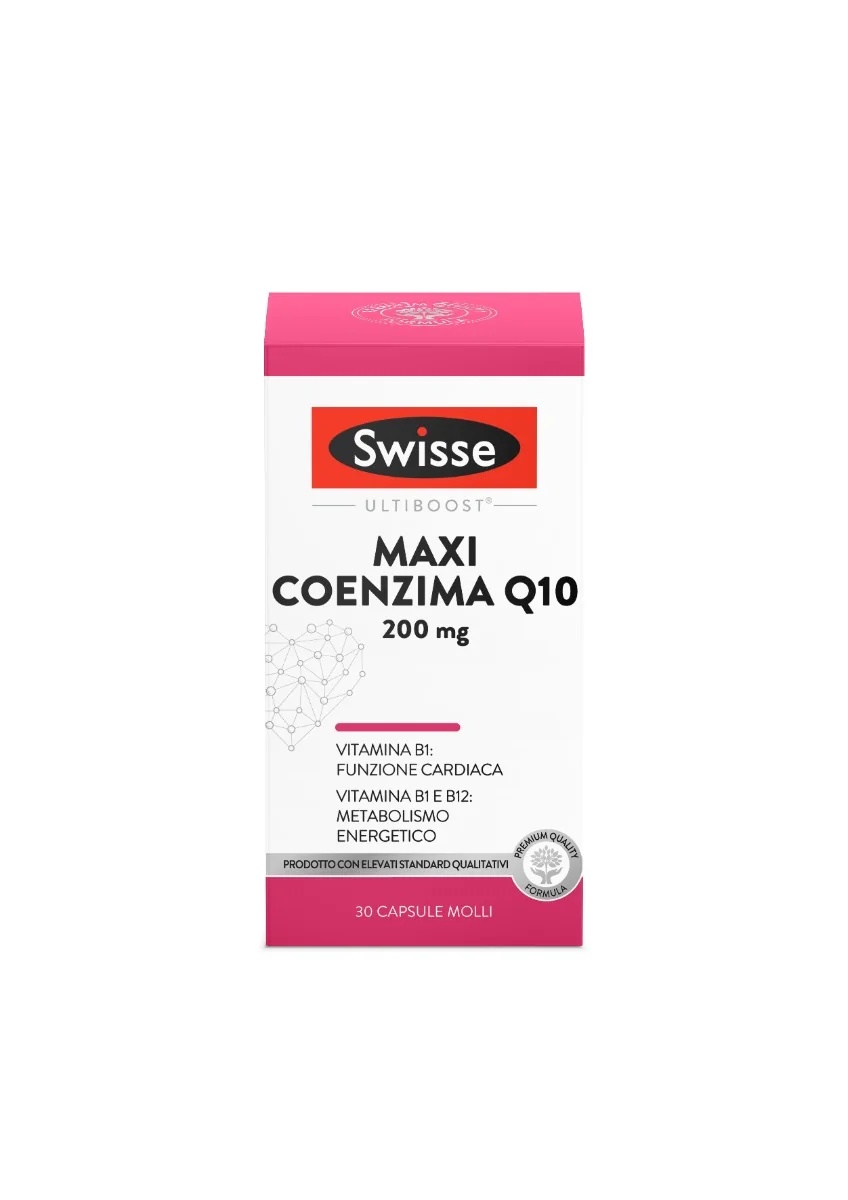 SWISSE Swisse Maxi Coenzima Q10 Complemento alimenticio para el corazón 30 cápsulas antioxidantes