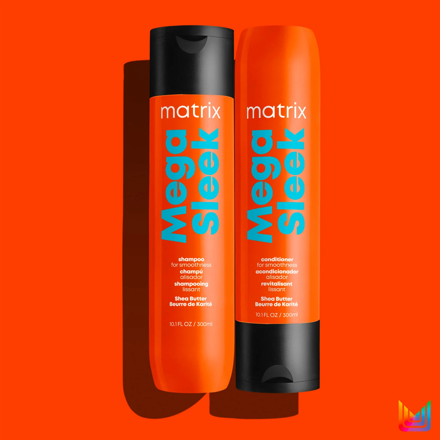 Total Results Mega Sleek Shampoo - Shampoo Lisciante, Shampoo Anticrespo