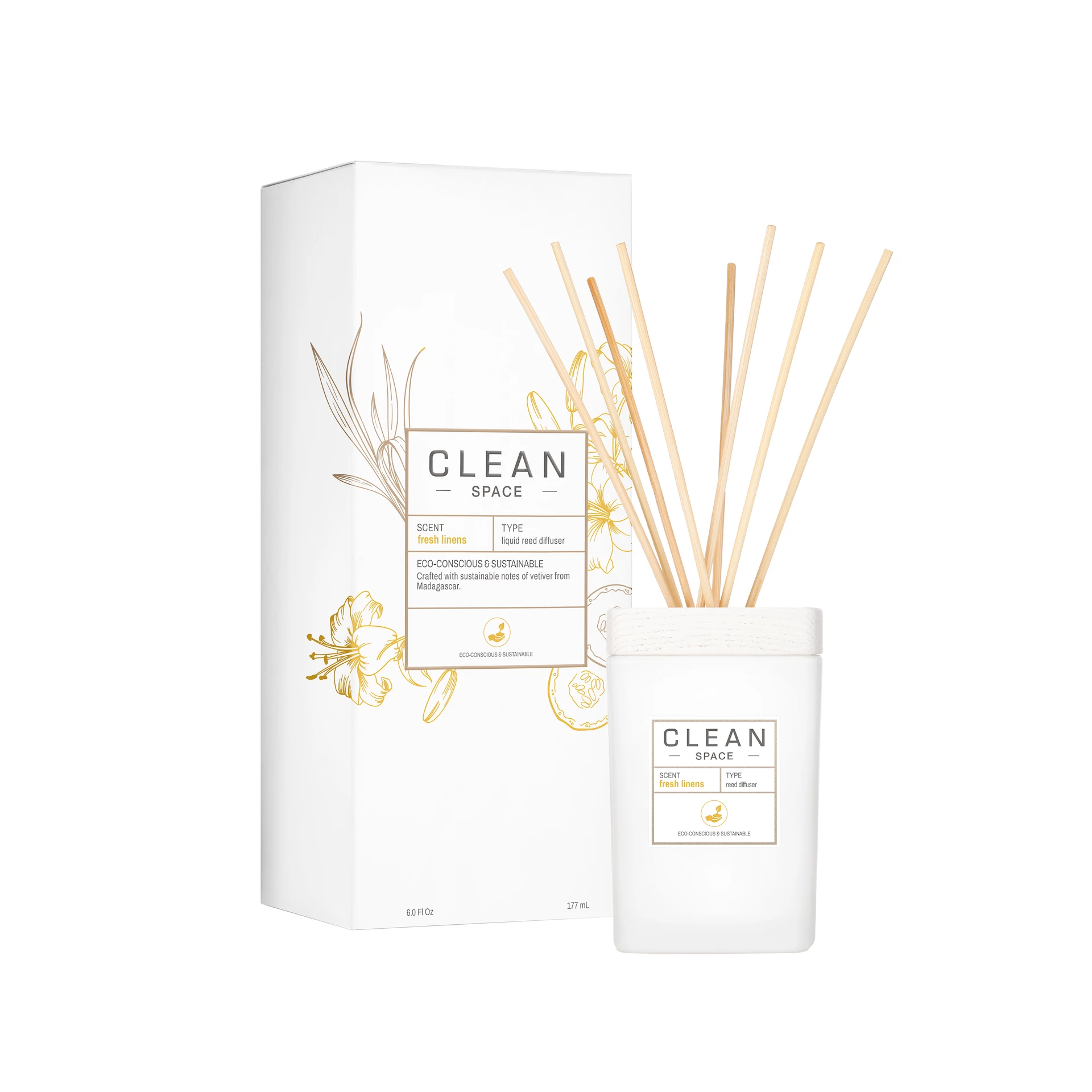 Difuzor Space Reed Fresh Linens - Clean